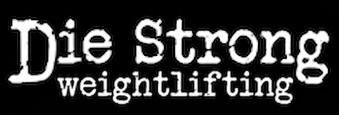 Die Strong Weightlifting Logo